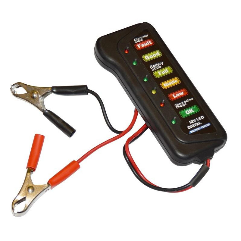 MasterTools 12V LED Digital Battery Tester