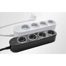 Išmanusis maitinimo blokas Shelly Power Strip 4 Gen4, baltas Išmanusis maitinimo blokas Shelly Power Strip 4 Gen4, baltas