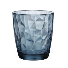 GLASS BLUE DIAMOND DOF 390ML