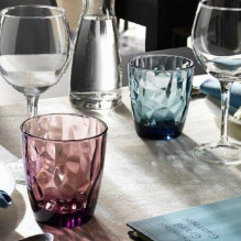 Stiklinė BORMIOLI ROCCO DIAMOND DOF, 390 ml, mėlyna