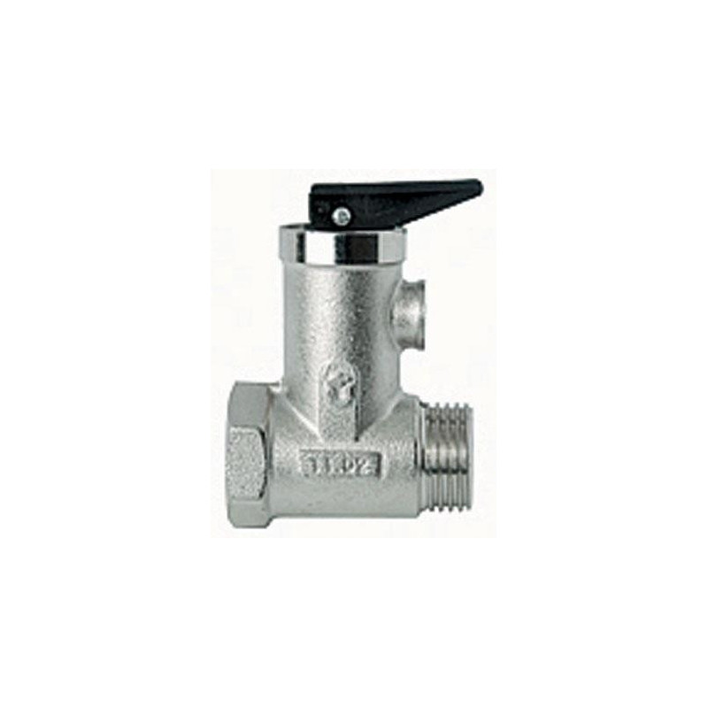 WATER HEATER SAFETY VALVE WITH NOSE ART