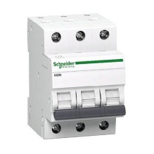 Automatic circuit breaker Schneider K60N, 3P, C, 6kA, 20A
