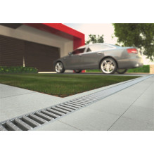 Drain grid Aco Self Euroline Hexaline 100 cm, galvanized st