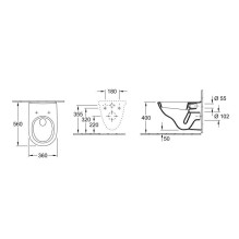 Villeroy & Boch O.novo 360x560mm Villeroy & Boch O.novo 360x560mm