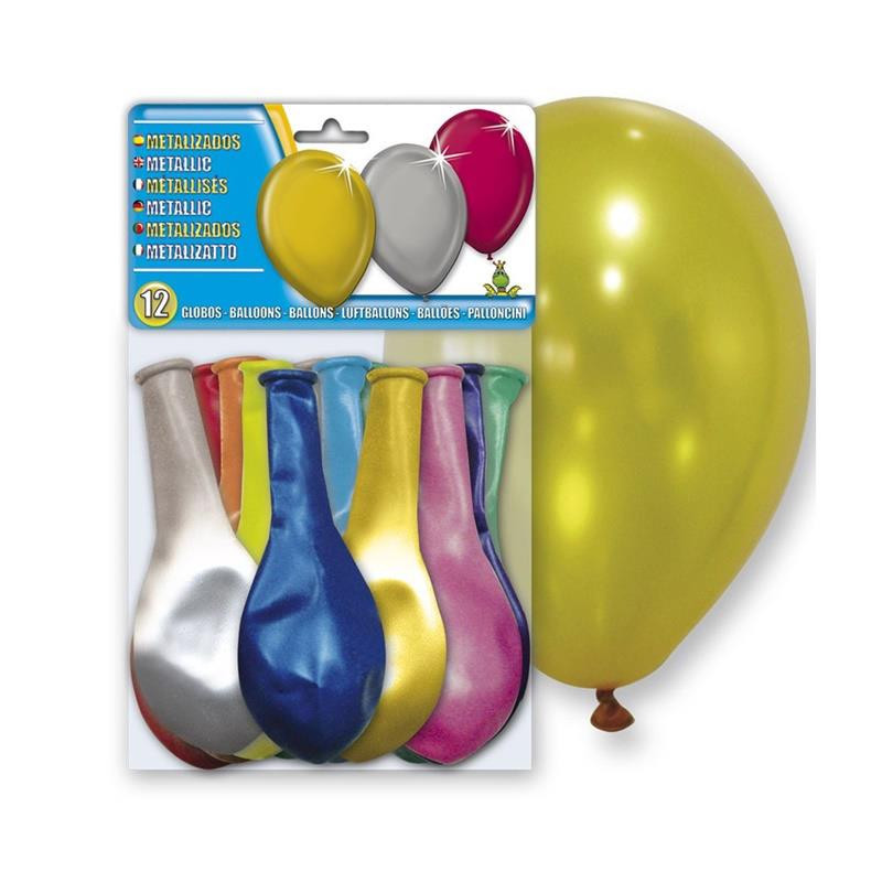 BALLOONS 5108 12PSC. PACKAGE VARIOUS CO