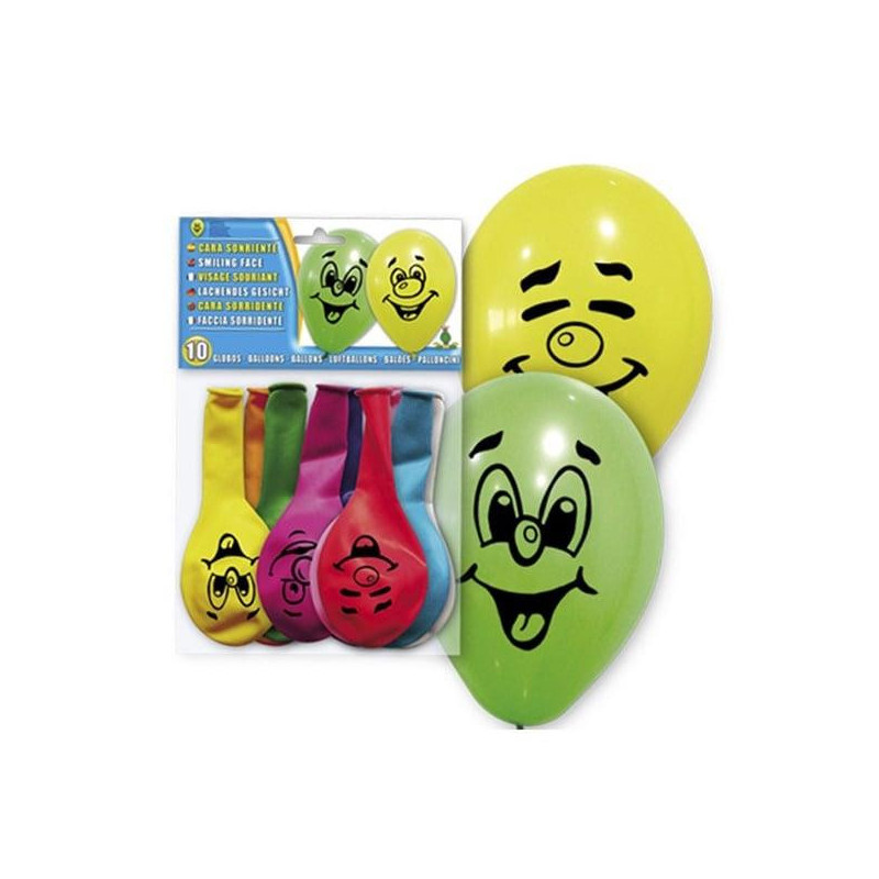 BALLOONS 5219 10PSC. IN PACKAGE VARIOUS