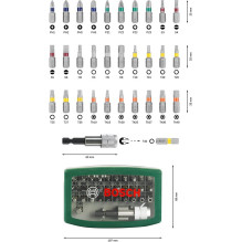 Atsuktuvų antgalių rinkinys Bosch 2607017063, 32vnt. Atsuktuvų antgalių rinkinys Bosch 2607017063, 32vnt.