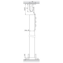 Set Helaform 10304, for sliding interior doors, 1800 mm Set Helaform 10304, for sliding interior doors, 1800 mm