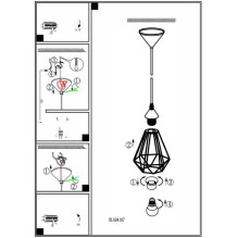 CEILING LAMP TARBES 94187 60W E27 CEILING LAMP TARBES 94187 60W E27
