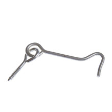 Kabliukas Domax 8872 K-80 201, sidabro, 80 mm x 17 mm