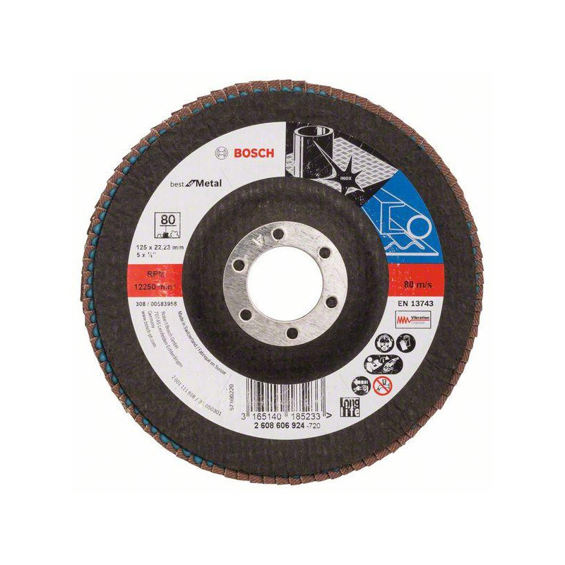 SANDING FLAP DISC 125XK80