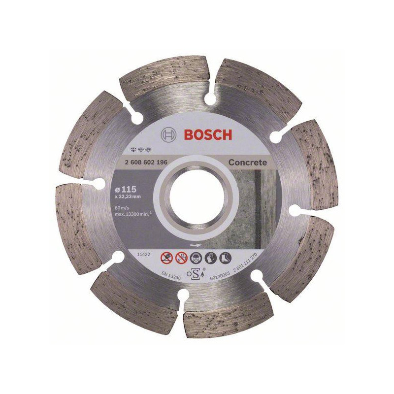 DIAMOND DISC BOSCH CONCRETE 115X22.23MM