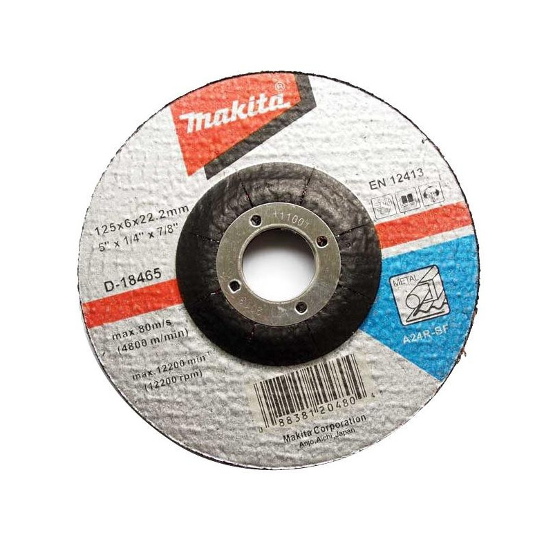 GRINDING WHEEL 125X6 A24R METALL
