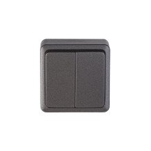 SWITCH P510-020V OV PLAST 2BUT ANTHR SL+