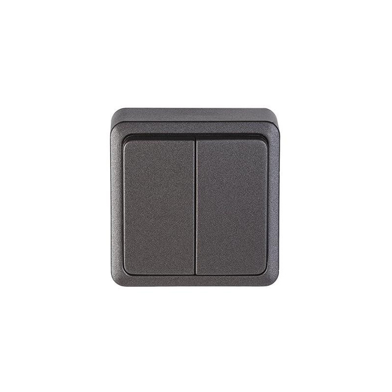 SWITCH P510-020V OV PLAST 2BUT ANTHR SL+