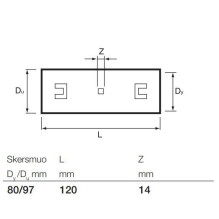 Drenažo vamzdžių jungiamoji mova Wavin, Ø 80 mm Drenažo vamzdžių jungiamoji mova Wavin, Ø 80 mm