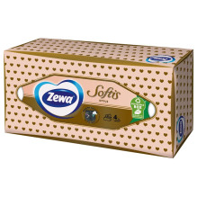 HANDKERCHIEFS ZEWAZEWA SOFTIS BOX 80PC HANDKERCHIEFS ZEWAZEWA SOFTIS BOX 80PC