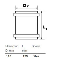 S&w PVC repair socket 110 grey S&w PVC repair socket 110 grey
