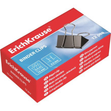 BINDER CLIPS 25 MM 12 UNITS...