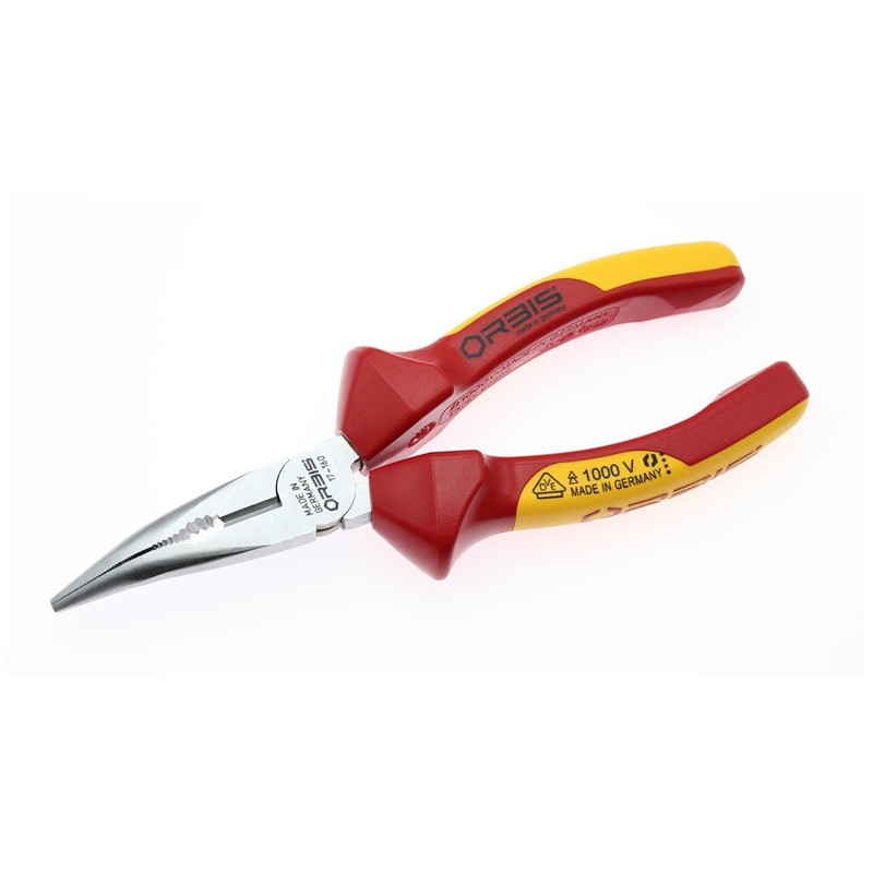 Telephone pliers bent Orbis 17-1600 / 40RV, 160 mm, 1000V