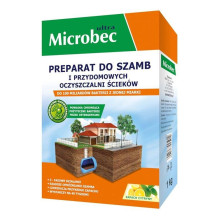 Priemonė nuotekų duobėms Bros Microbec, 1 kg