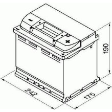 Akumuliatorius Bosch S4, 60 Ah, 540 A, 12 V