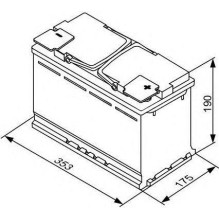 Bosch High Performance S5 013 Battery Bosch High Performance S5 013 Battery
