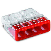 Wire flange Wago 2273-204, 450 V, red, 25 pcs Wire flange Wago 2273-204, 450 V, red, 25 pcs