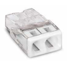 Laidų jungė Wago 2273-202 / 25, 2 x 0.5-2.5 mm², 450V, 25 vnt. Laidų jungė Wago 2273-202 / 25, 2 x 0.5-2.5 mm², 450V, 25 vnt.