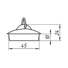 BATHTUB / WASHBASIN PLUG MN070EU (M300)