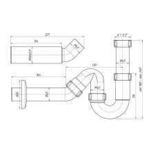 Sifonas Aniplast DY0136EU,...