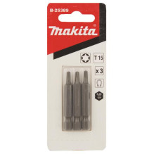 SCREW BIT MAKITA 50MM TORX 15 3PCS SCREW BIT MAKITA 50MM TORX 15 3PCS