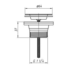 SIPHON VALVE 64MM M170 (XA-01) SIPHON VALVE 64MM M170 (XA-01)