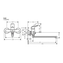 BATH FAUCET 71402000 LOGIS BATH FAUCET 71402000 LOGIS
