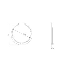 PLASTIC CLAMP, D100MM (2PC) PLASTIC CLAMP, D100MM (2PC)