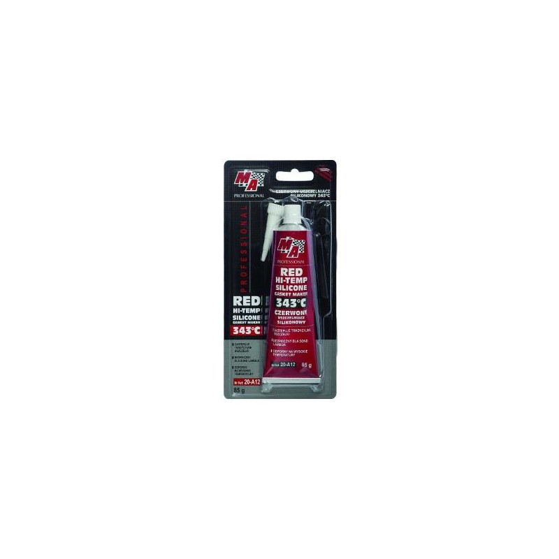 Silikoninins hermetikas Moje Auto, raudona, 85 ml