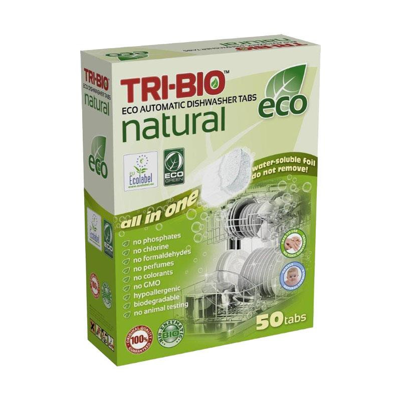 Indaplovių tabletės Tri-Bio, 50 vnt