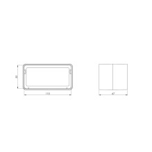 DUCT 110X55 DUCT 110X55