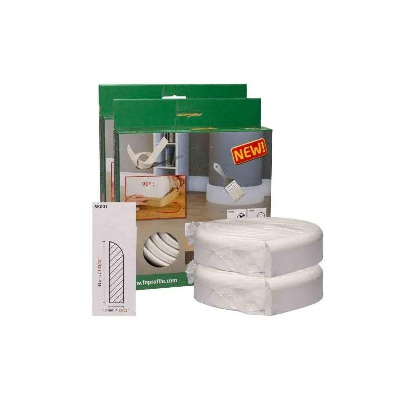 FLEXIBLE SKIRTING BOARDSK001 2.4M10X44MM