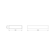 FLAT VENTILATION CHANNEL (220X55 MM, LE FLAT VENTILATION CHANNEL (220X55 MM, LE