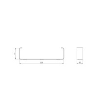 VENTILATION CHANNEL HOLDER (220X55 MM)( VENTILATION CHANNEL HOLDER (220X55 MM)(