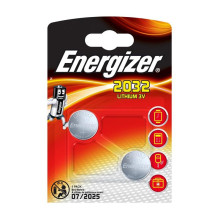Elementai ENERGIZER CR2032, 3V, 2 vnt. Elementai ENERGIZER CR2032, 3V, 2 vnt.