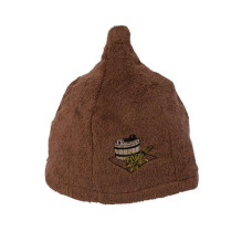 Sauna hat (brown colour),...