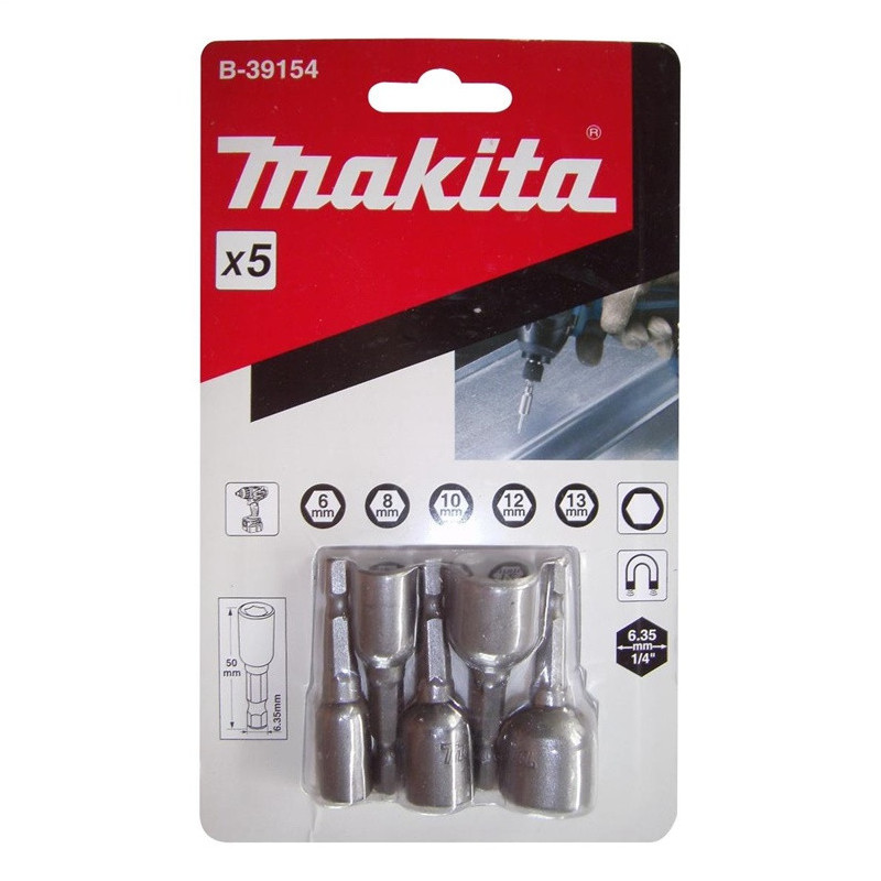 MAGNET NUTDETTER 1 / 4(6,8,10,12,13) X50MM