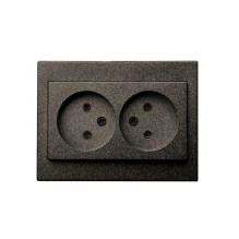 2-WAY SOCKET WITHOUT EARTHING