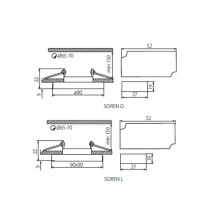 Built-in lamp Kanlux Soren, 3.6W, GU10, transparent Built-in lamp Kanlux Soren, 3.6W, GU10, transparent