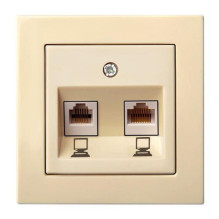 Liregus Epsilon Telecommunication Socket KL-002-01 Beige Liregus Epsilon Telecommunication Socket KL-002-01 Beige