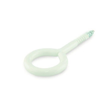 EYE SCREW 30X12X3,8X18 WHITE / 4PCS