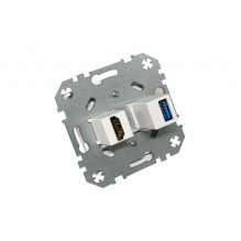 FLUSH MOUNTING HDMI+USB SOCKET FLUSH MOUNTING HDMI+USB SOCKET