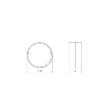 Ventiliacijos tarpmovė EUROPLAST AS125, D125 mm Ventiliacijos tarpmovė EUROPLAST AS125, D125 mm